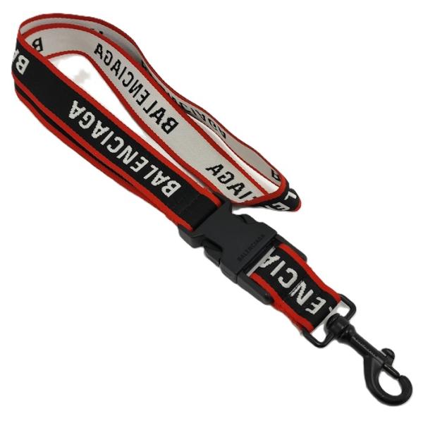 BALENCIAGA ストラップ キャンバス ブラック レッド 716933 : JJ