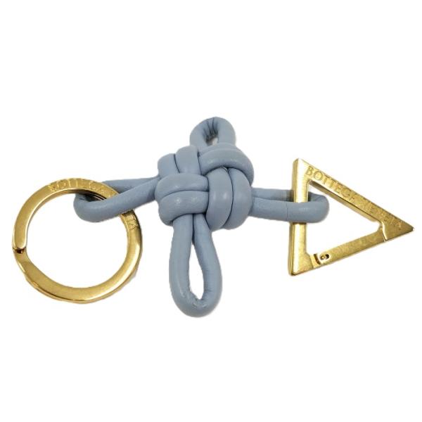 BOTTEGA VENETA キーリング トライアングル レザー GP : JJ