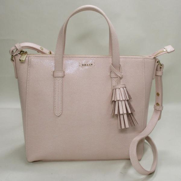 BALLY ピンク レザー バッグ BALLY QUILTED LAMBSKIN LEATHER HANDBAG PURSE PINK- MADE IN