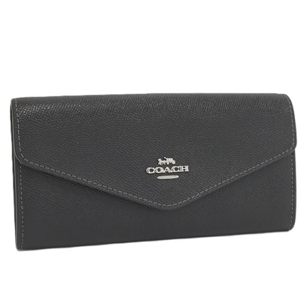 COACH エンベロープウォレット レザー ブラック C2480 : JJ