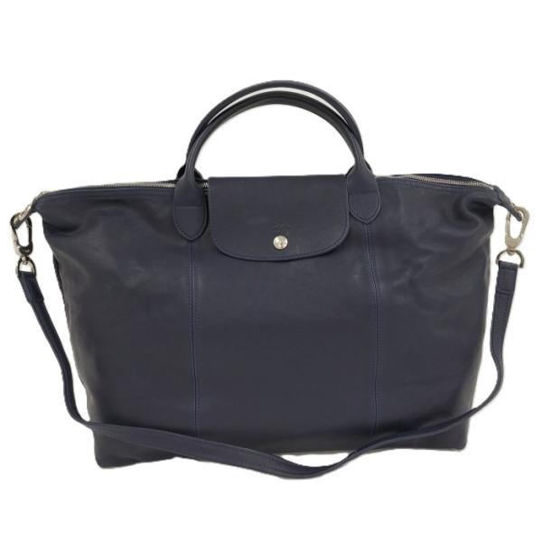 LONGCHAMP（ロンシャン） LONGCHAMP 2WAYバッグ レザー ネイビー : JJ