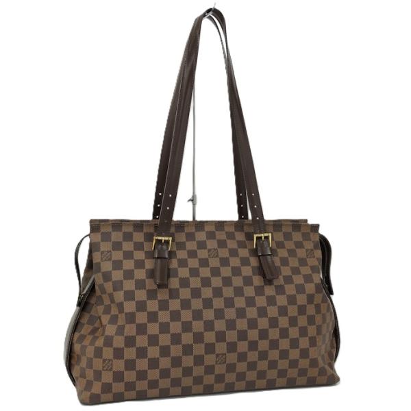 【美品】ルイヴィトン  チェルシー  ダミエ・エベヌ　トートバッグ LOUIS VUITTON（ルイ・ヴィトン） チェルシー トートバッグ ダミエ