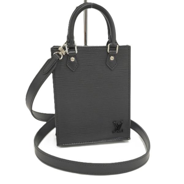 ★3日以内返品可★ 美品 LOUIS VUITTON ルイ・ヴィトン エピ プティットサックプラ ノワール M69441 2wayショルダーバッグ ブラック レザー レディース LOUIS VUITTON（ルイ・ヴィトン） プティット サックプラ エピ