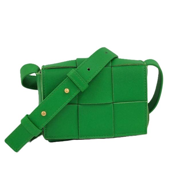 【最終値下げ】Bottega Veneta ボッテガ ボディバッグ グリーン ボッテガヴェネタ BOTTEGA VENETA ボディバッグ ミニ カセット ミニ