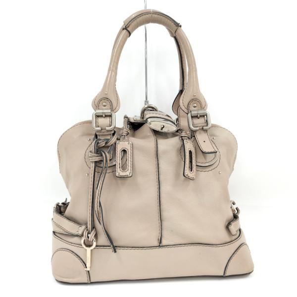 【美品】Chloe パディントン バッグ ホワイト Chloe パディントン トートバッグ レザー ホワイト : JJ