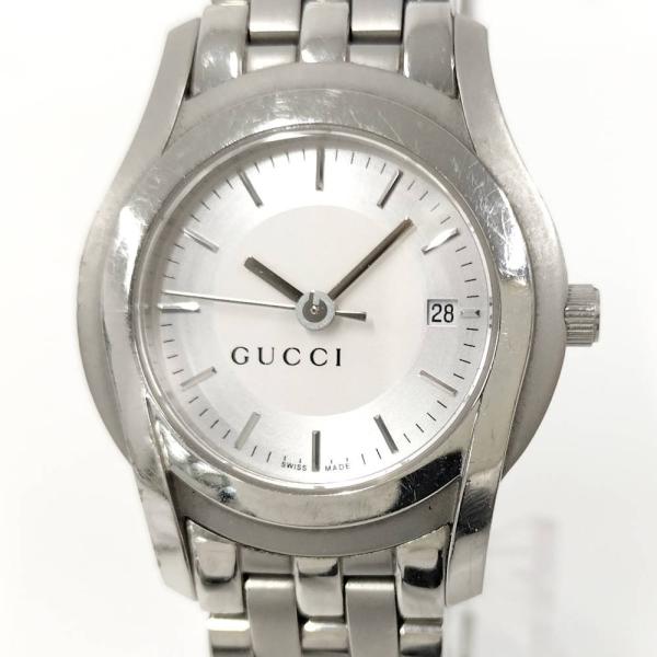 GUCCI（グッチ） 腕時計 SS クオーツ シルバー文字盤 5500L : JJ