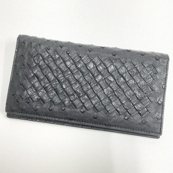 BOTTEGA VENETA ボッテガヴェネタ 二つ折り財布 ブラック