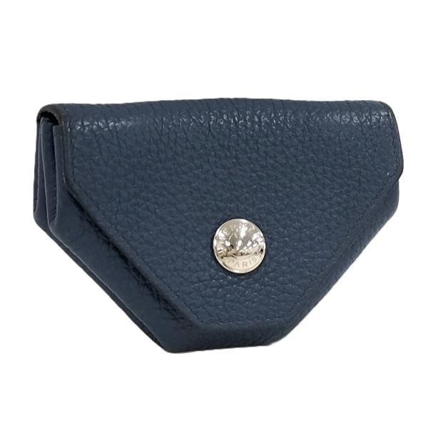 HERMES（エルメス） ルヴァンキャトル 小銭入れ トゴ レザー ネイビー