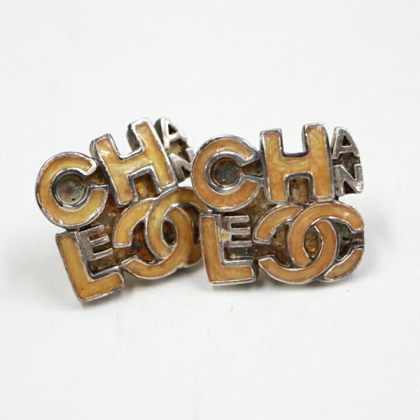CHANEL シャネル ヴィンテージ スクエア ロゴ ピアス ココマーク