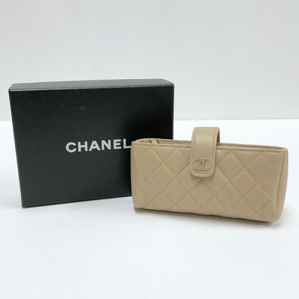 CHANEL シャネル マトラッセ・ミニポーチ ハンドバッグ ラムスキン