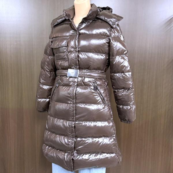 MONCLER モンクレール MEINA ダウンコート フード付き ベルト付き