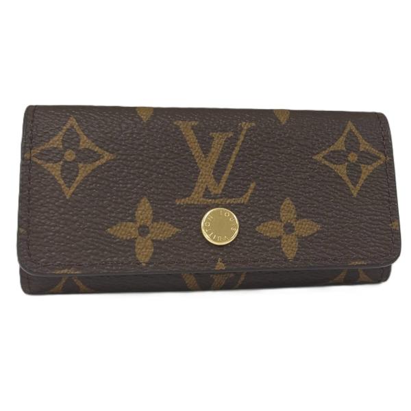 【美品】ルイヴィトン モノグラム ミュルティクレ4 キーケース LOUIS VUITTON（ルイ・ヴィトン） ミュルティクレ4 キーケース