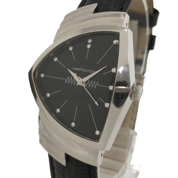 HAMILTON（ハミルトン） ベンチュラ メンズ腕時計 クオーツ SS レザー