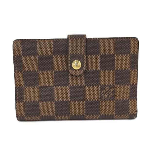 ルイヴィトン ダミエ エベヌ ポルトフォイユ ヴィエノワ がま口財布 二つ折り LOUIS VUITTON（ルイ・ヴィトン） ポルトフォイユヴィエノワ