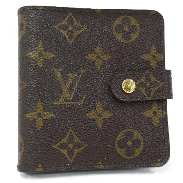 ルイヴィトン モノグラム コンパクトジップ 二つ折り財布 M61667 LOUIS VUITTON（ルイ・ヴィトン） コンパクト ジップ 二つ折り財布
