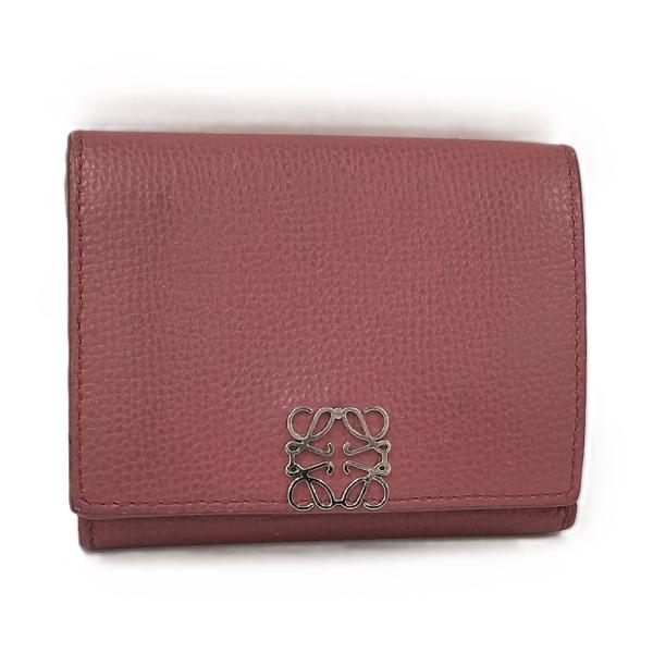 LOEWE（ロエベ） トライフォールドウォレット 三つ折り財布 アナグラム
