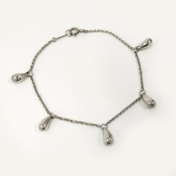 美品 ティファニー エルサペレッティ ティアドロップ SV925 ブレスレット TIFFANY&Co. ブレスレット ティアドロップ エルサペレッティ