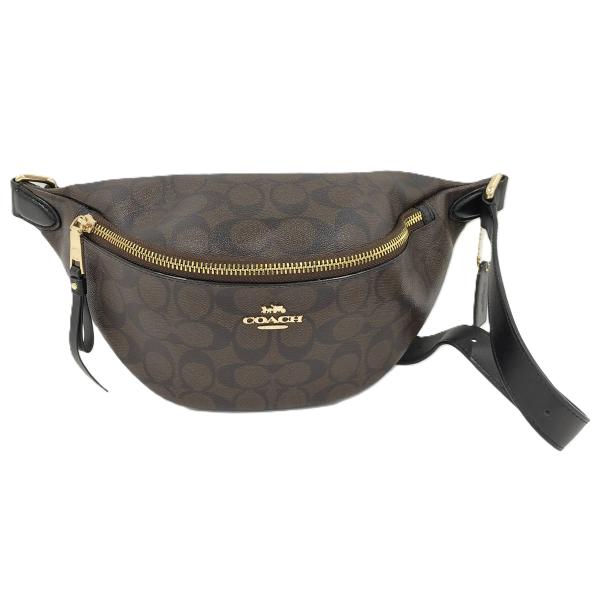 COACH（コーチ） ウエストバッグ ウエストポーチ シグネチャー PVC