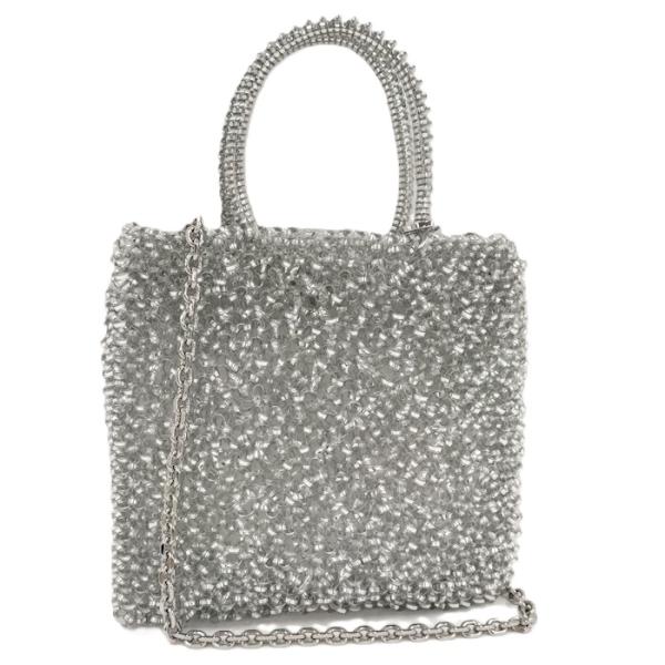 ANTEPRIMA（アンテプリマ） ミニワイヤーバッグ シルバー : JJ