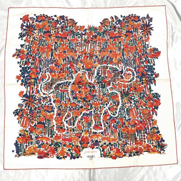 HERMES（エルメス） スカーフ カレ90 LEGENDE MOGHOLE ムガールの伝説