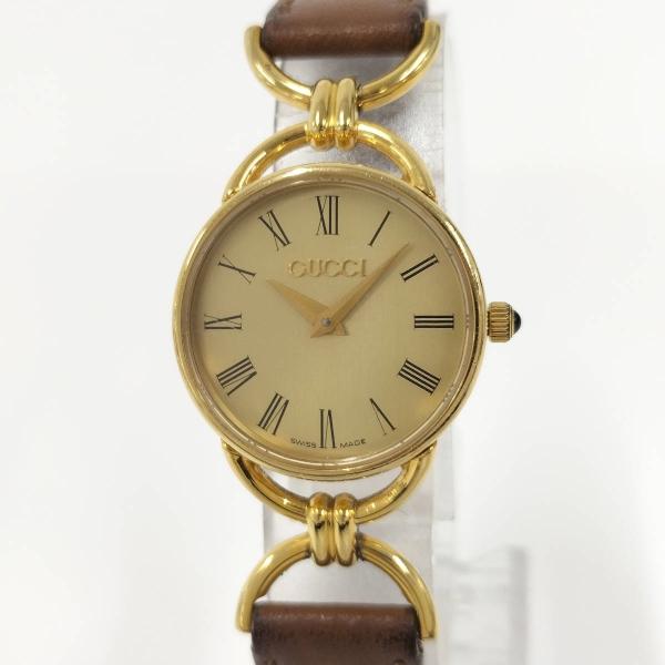 GUCCI（グッチ） レディース 腕時計 クオーツ SS ゴールド文字盤