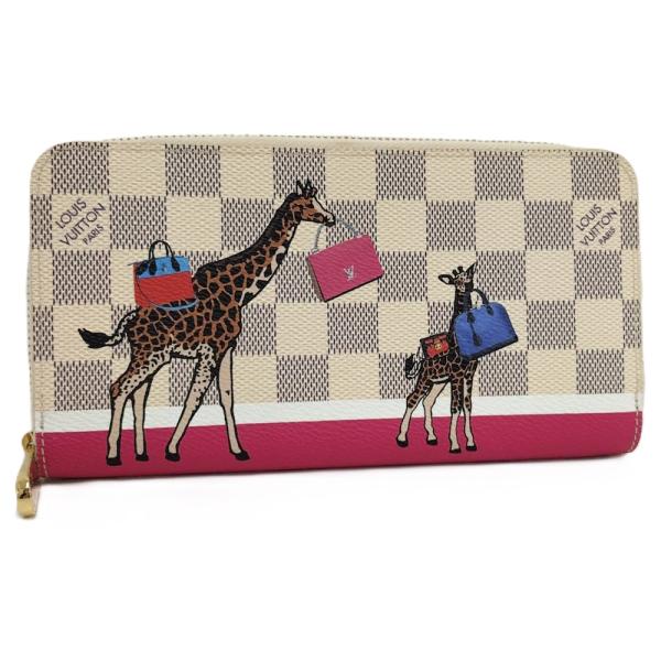 ルイ・ヴィトン 長財布 モノグラム ジッピー 限定希少デザイン キリン柄美品 LOUIS VUITTON（ルイ・ヴィトン） ジッピーウォレット ラウンド