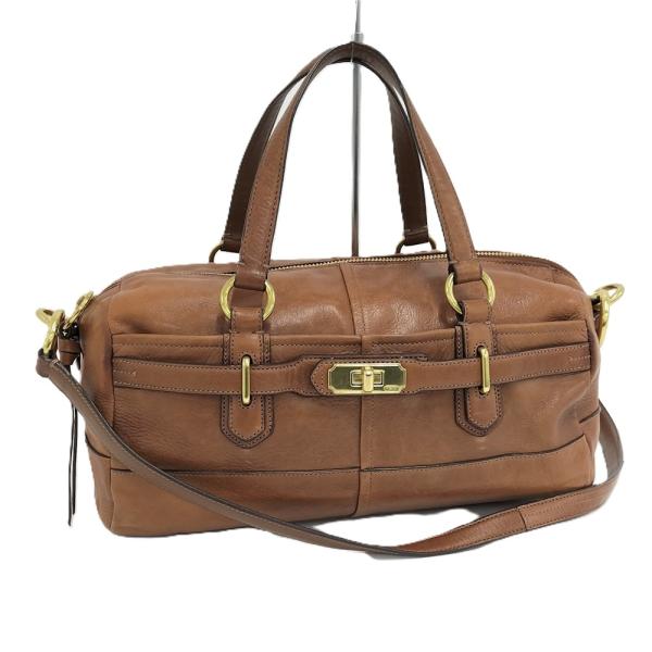 COACH（コーチ） サッチェル トートバッグ レザー ブラウン 17803 : JJ