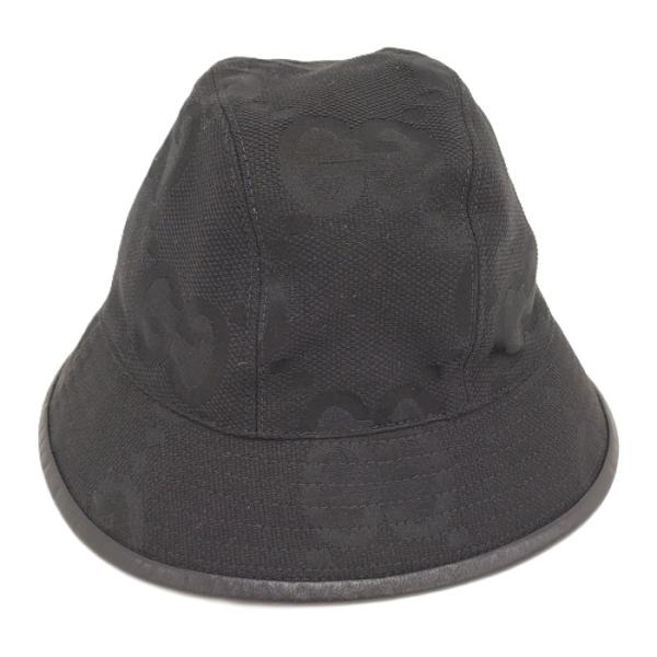 GUCCI（グッチ） バケットハット ジャンボGG ブラック 727563 : JJ