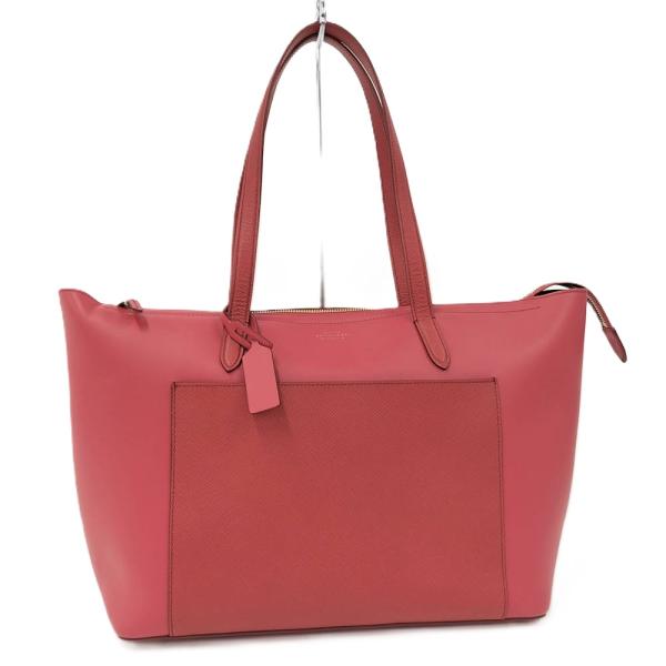 SMYTHSON トートバッグ レザー レッド