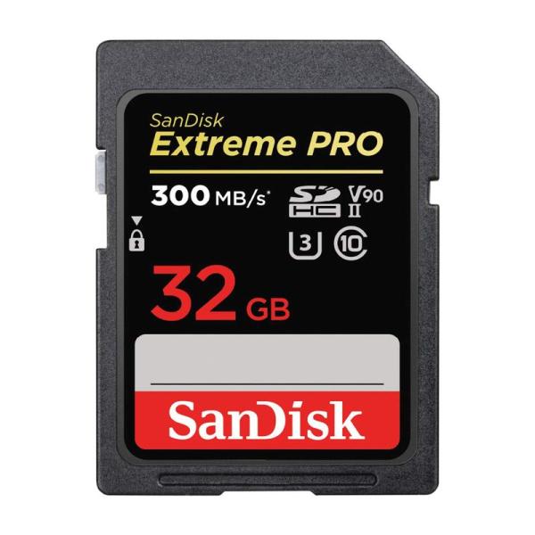 SDカード 32GB サンディスク 正規品 SDHC Class10 UHS-II V90 読取最大300MB/s SanDisk Ext