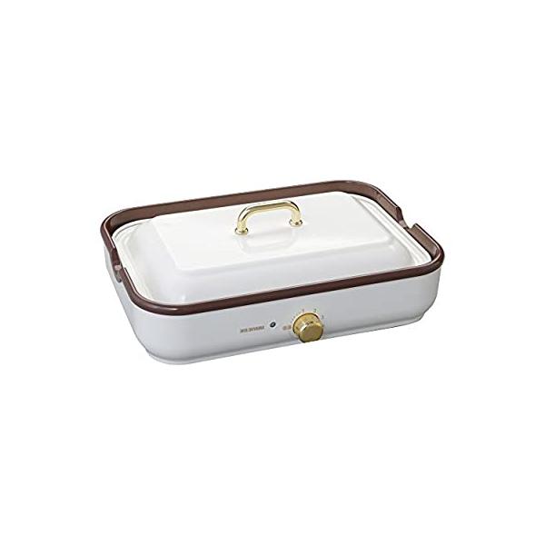 アイリスオーヤマ 着脱式ホットプレート アイボリー PHP1002TCC