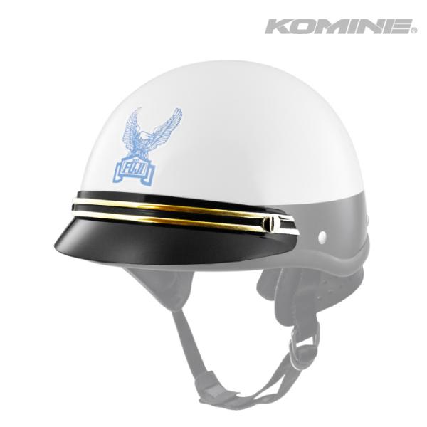 【週末限定値下】KOMINE バイザー付きヘルメット jline_01-155-gold