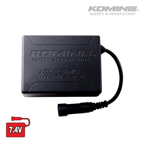 他サイト： コミネ EK-209 7.4V 電熱ウェア用リチウムポリマーバッテリー KOMINE 08-209の商品画像