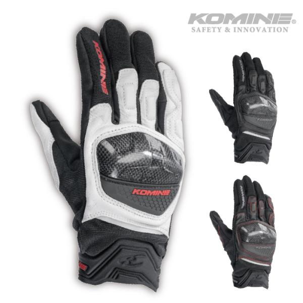 なごみ コミネ グローブ GK-268 カーボンメッシュグローブ KOMINE 06
