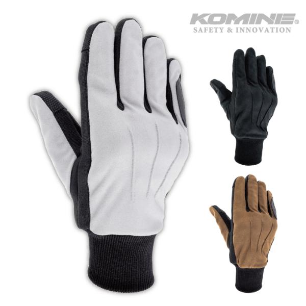 リブニットカフで裾からの冷気の侵入をシャットアウトし、バイクを降りた後でも防寒用として着用できるコストパフォーマンス抜群のウインターグローブ。■サイズ：XS/S/M/L/XL/2XL/3XL※ スマホ操作機能は、画面保護フィルムの種類により...