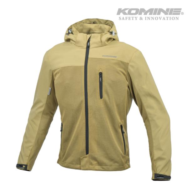 【美品】KOMINE レディースメッシュジャケット 07-114 ブラック Ｌ コミネ JK-114 プロテクトメッシュパーカ-テン KOMINE 07-114