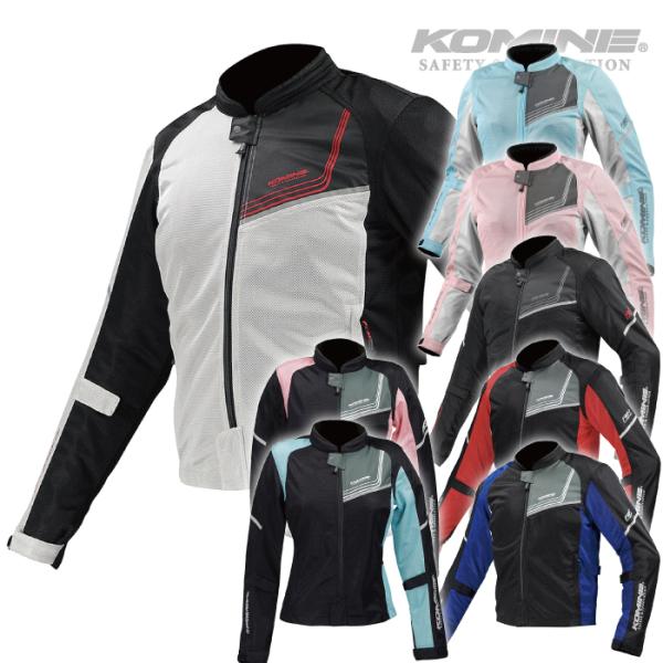 KOMINE フルメッシュジャケット M グレー CE認証 コミネ メッシュジャケット JK-1623 プロテクトフルメッシュ