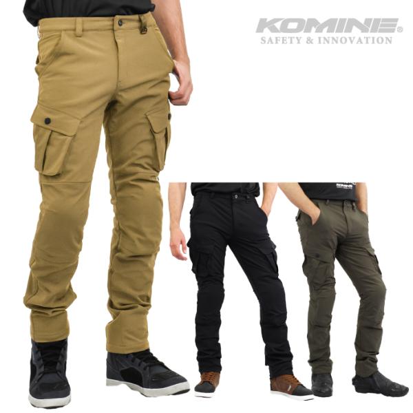 KOMINE コミネ　クールドライカーゴパンツ ブラック系　レディースWL コミネ公式】PK-7483 クールドライカーゴパンツ | KOMINE