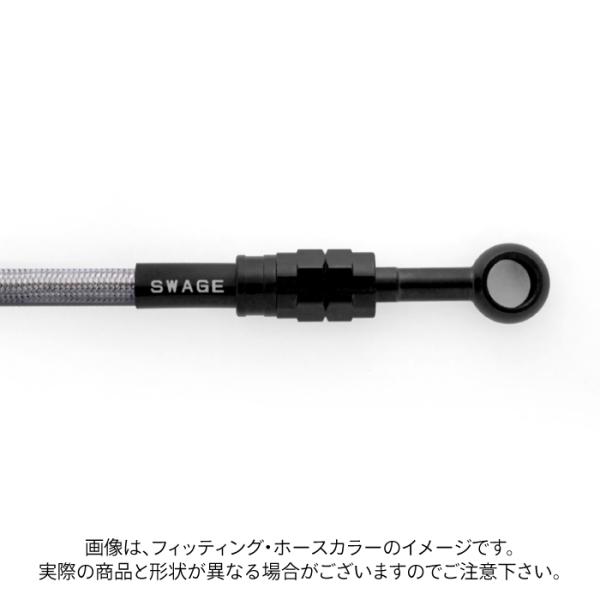 Ninja400 14-15 フロントホースキット Swage-PRO SWAGE-LINE 直送品 スウェッジラインプロ フロントホースキット