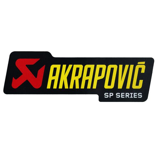 アクラポビッチ 耐熱サイレンサー ステッカー 180X53mm アルミ SPシリーズ AKRAPOVIC P-HST1ALSP