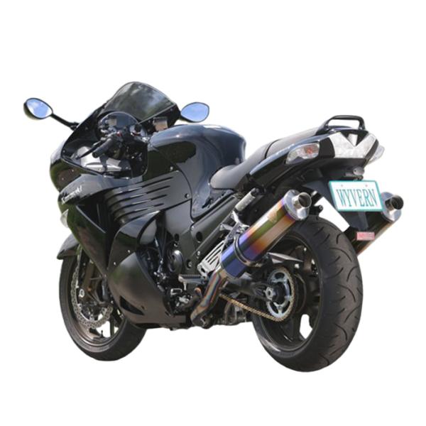ZZR1400用Akrapovicスリップオンマフラー06より取り外し