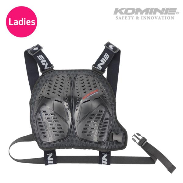 待望のレディースチェストプロテクター。新たに開発した女性専用プラスチックモールドを採用。簡単に装着できる胸のみのプロテクターで、お好みのジャケットの下に装着することができます。■サイズ：フリー