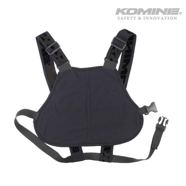 コミネ製の分割型胸部プロテクター(別売り/SK-689,SK-682)を内蔵できるプロテクターベース。通気性の良い伸縮生地のポケットでプロテクターを覆い、左右のプロテクター位置をバストトップの位置に合わせ柔軟に調整できます。プロテクターの外...