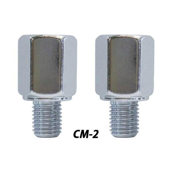 ● 8mm・10mmのネジ径を問わずバックミラーをネジ径変換することにより、取付けを可能にするアダプターです。● アダプターはナポレオンカウリングミラー、カウリングミラー2、カウリングミラー3、カウリングミラー4、バレン（AP-101/10...