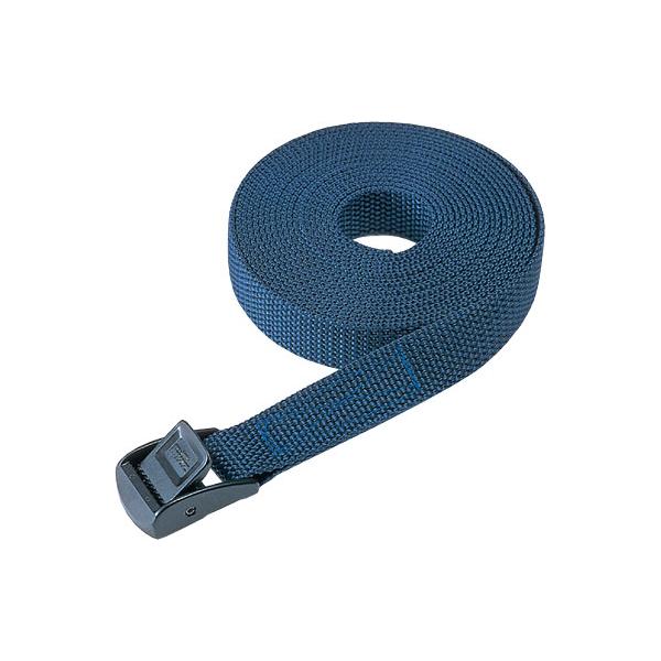 固定力最強● 使い勝手と引っぱり強度を配慮したP.Pベルト採用。● 強度の高い亜鉛ダイキャスト製ワンタッチバックル採用。● 重い荷物や固い荷物の積載に便利。■ 色・材質：カラー：ネイビー■ 素材：ベルト/PP製■ 　　：バックル/亜鉛ダイキ...