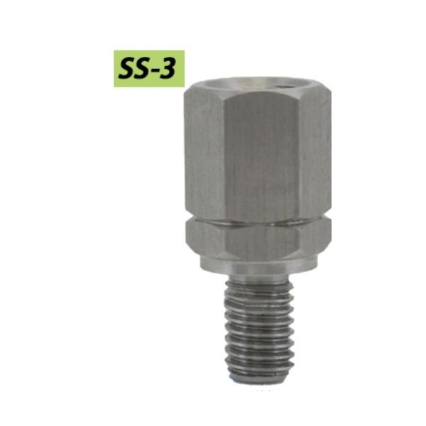 サビに強いステンレスアダプター● カウルに覆われたハンドルに取付けられるスリムサイズのミラーアダプター。● 様々なシチュエーションに対応する、10種類をラインナップ。■ ネジ径：8mm正ネジ→8mm逆ネジ■ ネジピッチ：上側1.25■ ネジ...