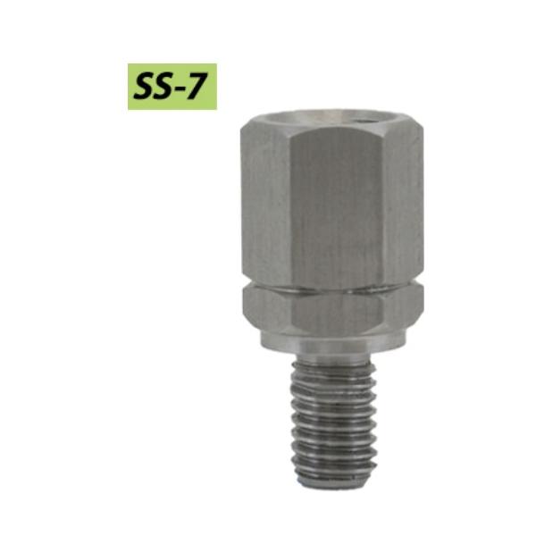 サビに強いステンレスアダプター● カウルに覆われたハンドルに取付けられるスリムサイズのミラーアダプター。● 様々なシチュエーションに対応する、10種類をラインナップ。■ ネジ径：10mm正ネジ→8mm逆ネジ■ ネジピッチ：上側1.25■ ネ...