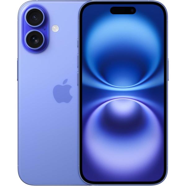 iPhone 電池100% iPhone16 128GB ウルトラマリン SIMフリー : JM
