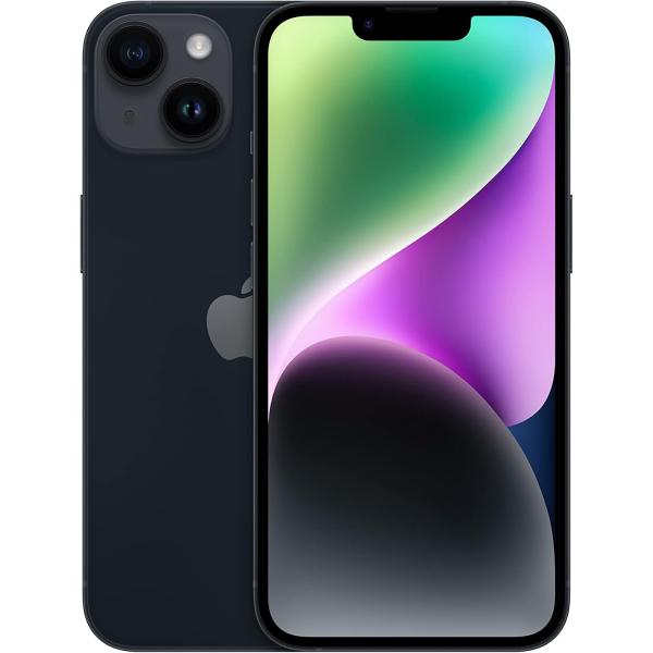 新品同様品 バッテリー100％ iPhone14 128GB ミッドナイト  SIMフリー Apple純正ケーブル付き