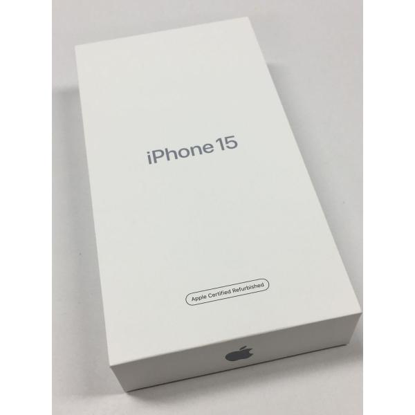 【未開封】iPhone15 128GB ブラック SIMフリー / Apple公式保証1年付き